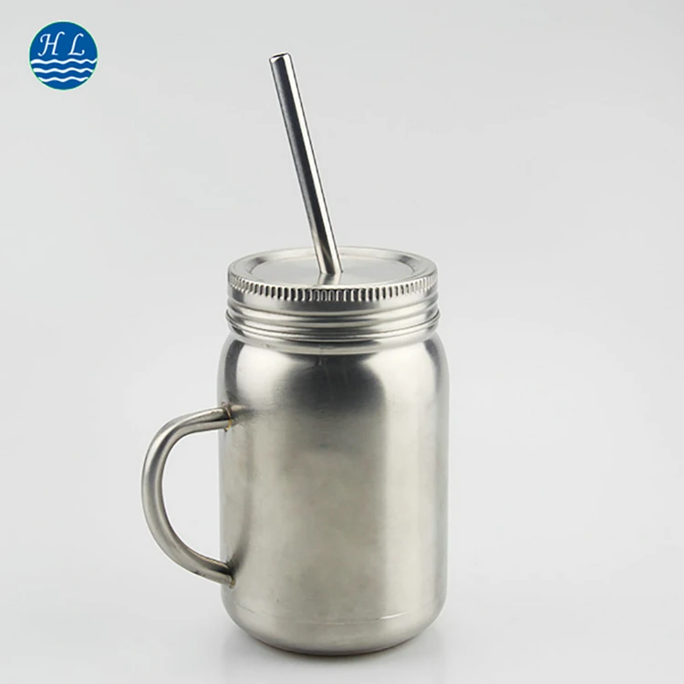 
Stainless steel mason jar Hot sale high quality low price stainless steel wholesale mason jars 
