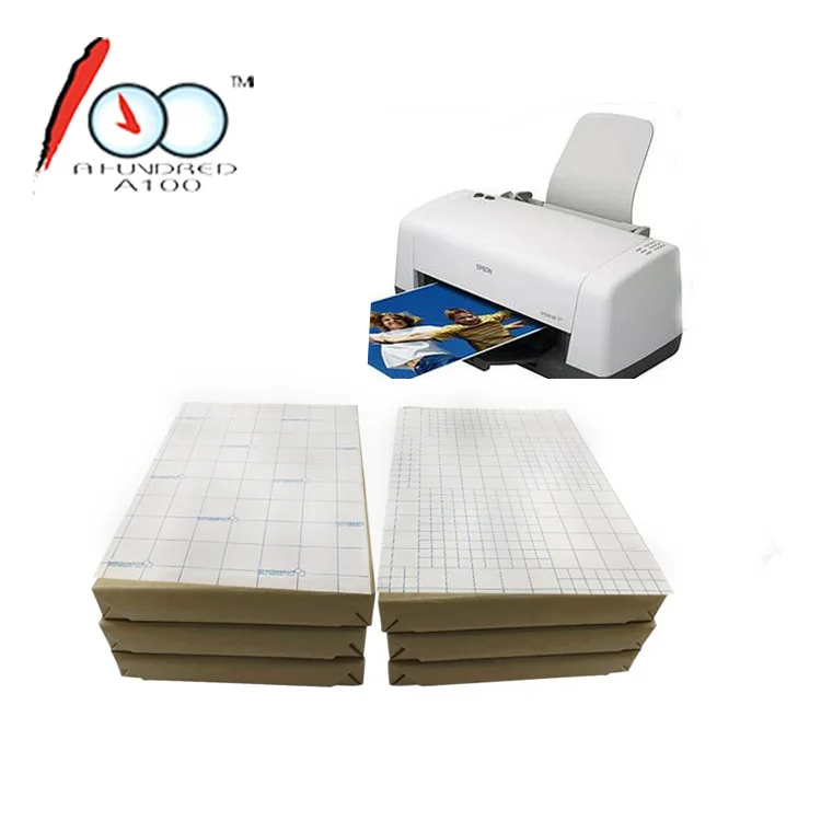 High quality A4 A3 size inkjet heat transfer paper for dark  fabric