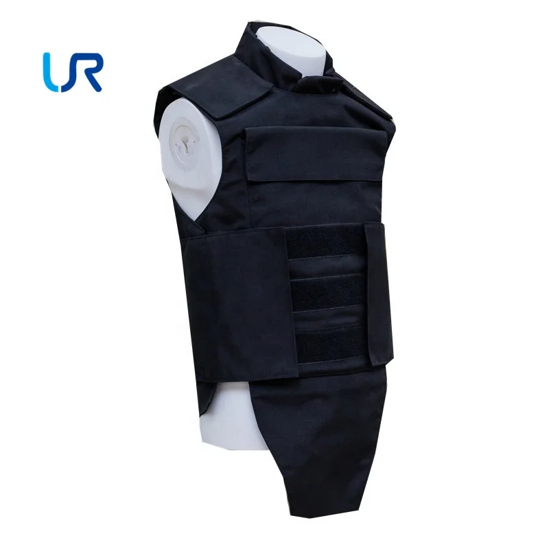 free bullet proof vest with collar and groin protection