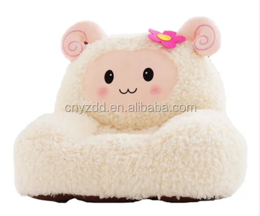 Free sample new creative plush animal sofa toy cartoon animal tatami gift about 45x45cm