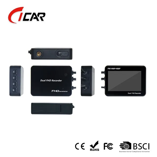 
New Arrival 2.7 Inch Motorcycle Recorder 1080p Hd Dual Lens Motorcycle Dash Cam 