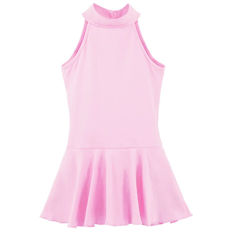 Girls Ballet Dress Gymnastics Leotard Latin Dance Clothing Dance Wear With Skirts