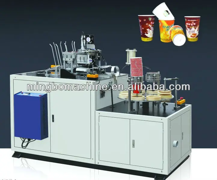 Горячие продажи с двойными стенками гофрированный бумажный стаканчик машина производитель Китай (ZWT-35)