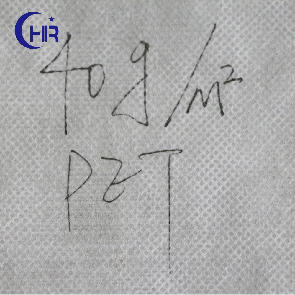 White Polyester PET Spunbond Geotextile Nonwoven Fabric