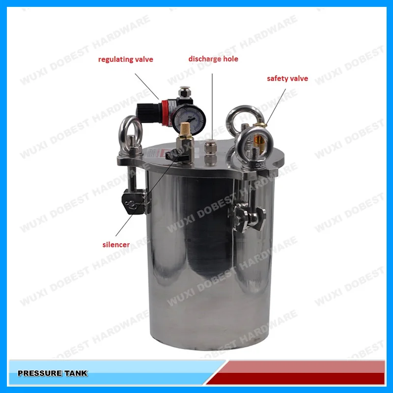 Высококачественный Дозирующий резервуар высокого давления из нержавеющей стали 3 л/контейнер для давления