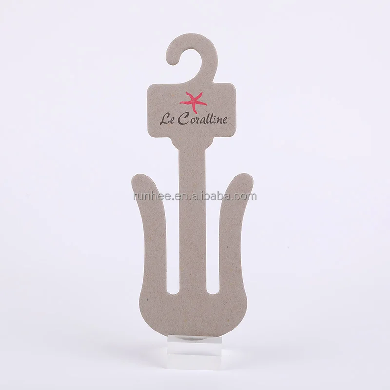 
Factory Direct Eco-friendly Craft recycled customized flip flops paper hanger 