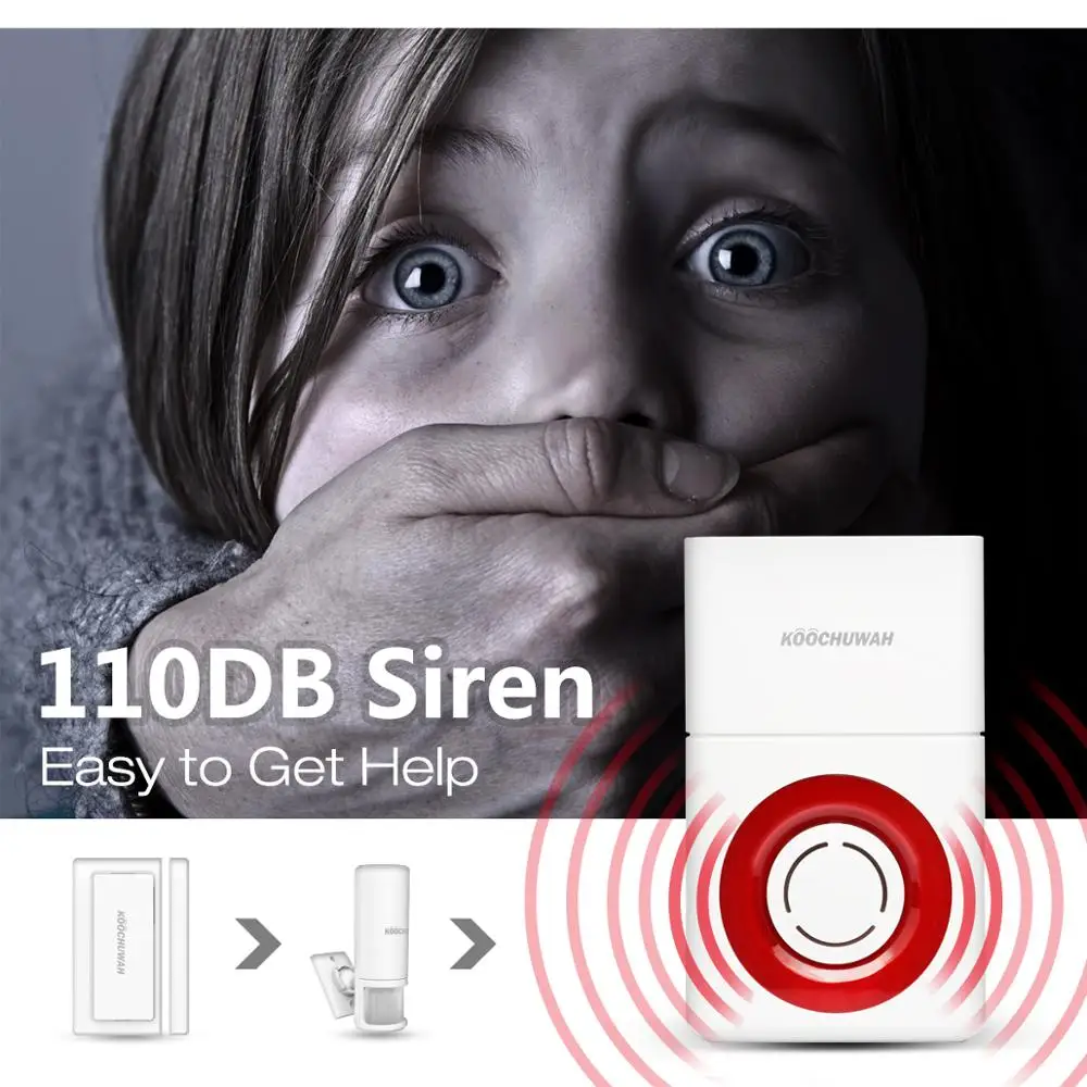 New Siren Alarm With 3G 4G Wireless Alarm Host Waterproof Anti-Burglar Security System