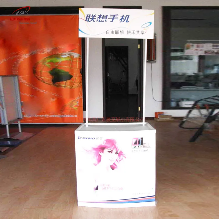 Оптовая продажа, портативный выставочный стол, рекламная стойка для магазина, образец