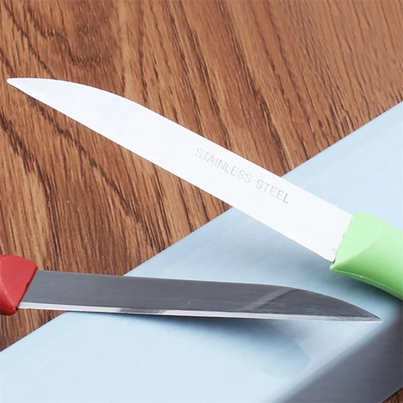 
YiJia hot sale 9pcs stainless steel fruit knife and fork set with box 