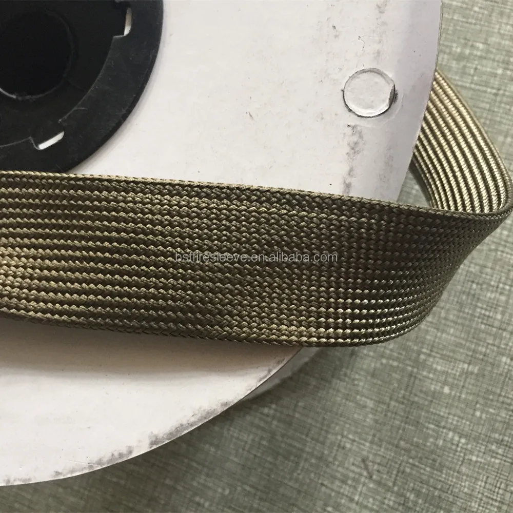 LAVA rock fiber basalt insulation Heat Resistance Braided Titanium Sleeve