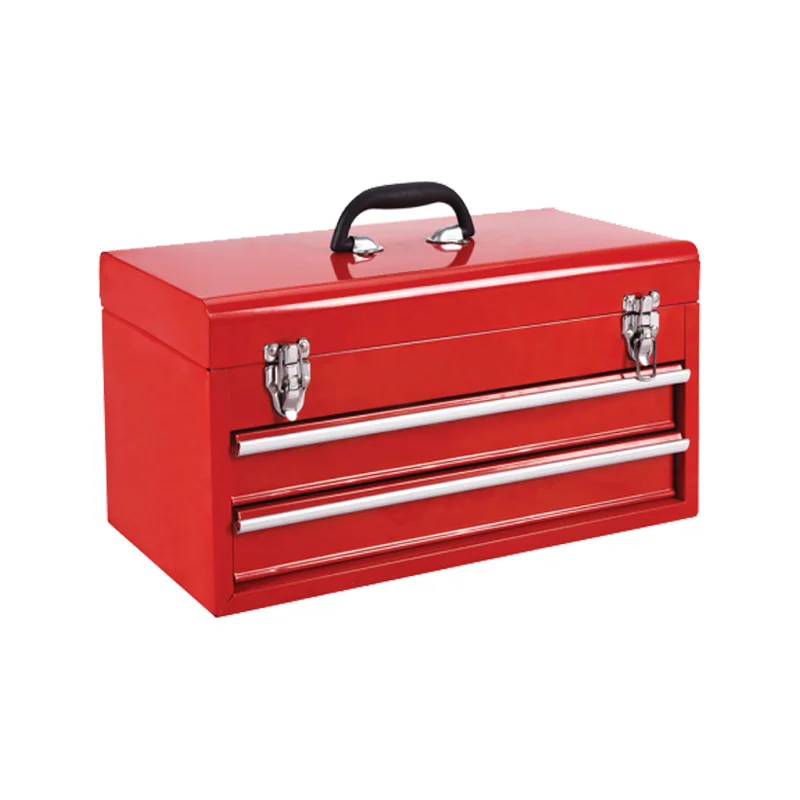 High quality steel cabinet type trolley master hand tool box with 2 drawers