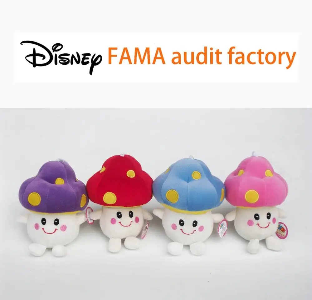 Mashroom shape hanging ornament plush toy stuffed animal maker supplier factory manufacturer
