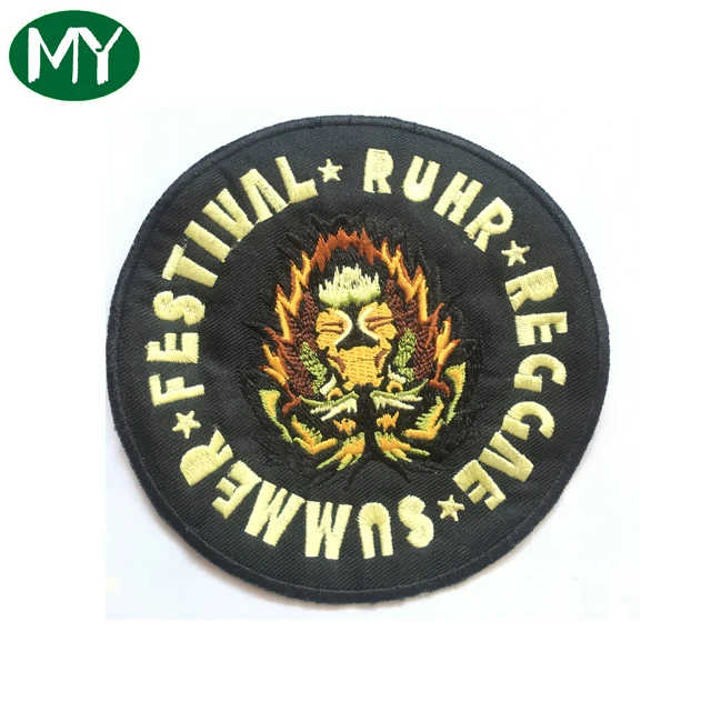 wholesale custom High Quality Durable custom embroidery patch Pin For Jeans