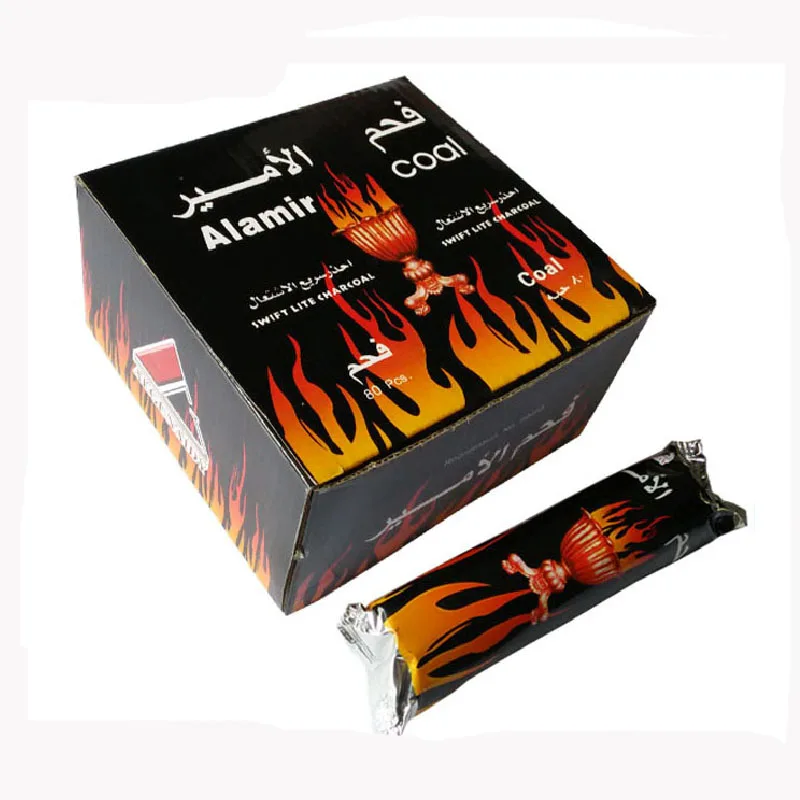 80 шт./упаковка, уголь для кальяна