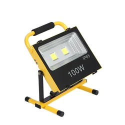 New product high bright outdoor ip65 50 100 150 w rechargeable led flood light
