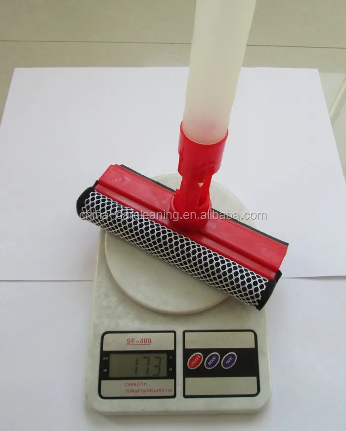 3 in 1 spray window squeegee with sponge and rubber, window cleaner, glass window cleaning wiper