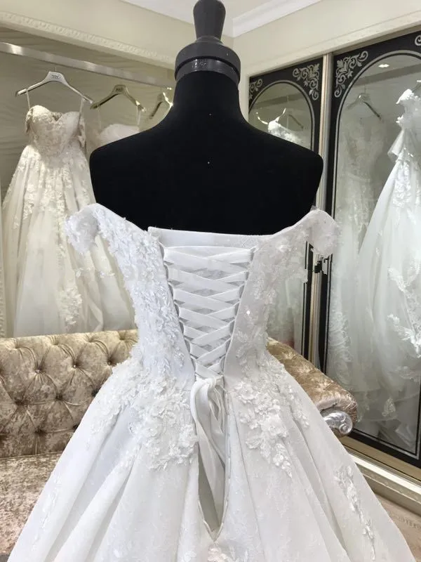 Plus Size Bridal Gowns Elegant Luxury Wedding Gowns Abiti da sposa Dubai Robe de mariage 2021 Ball Gown Wedding Dresses