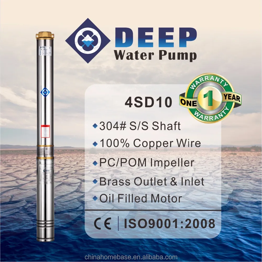 4SD10 High Quality best submersible pumps brands electric water pump Italian submersible pump