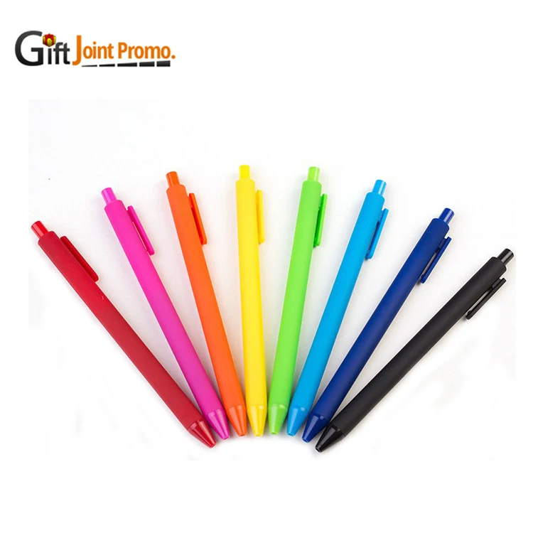 Factory Customized Logo Stationery Supplies Plastic Ball Point Pen