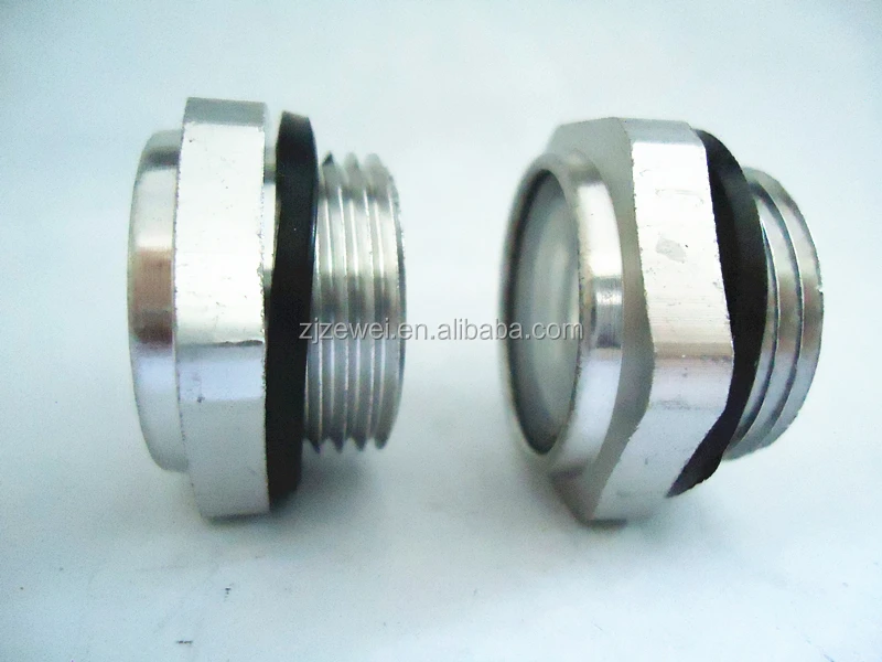 metric thread aluminum alloy oil level sight glass