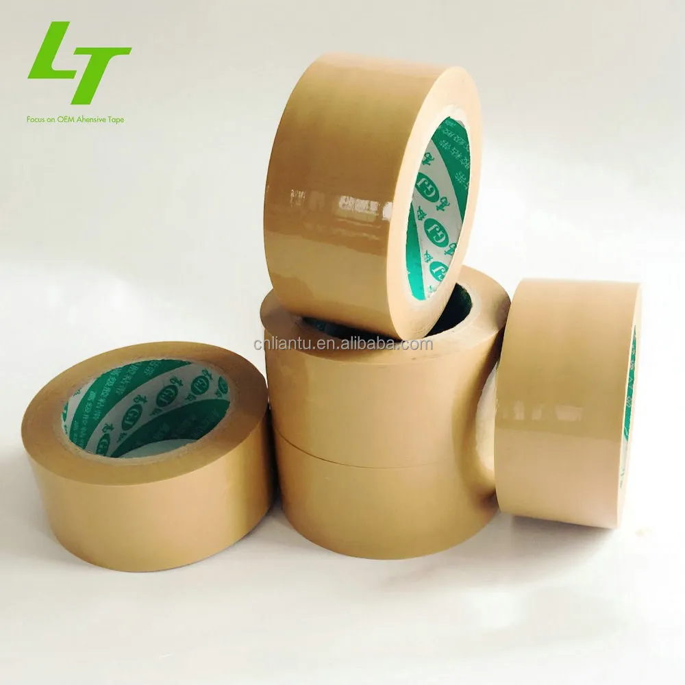 48mmx100m high tensile force strong adhesive bopp brown packing tape bopp film teip