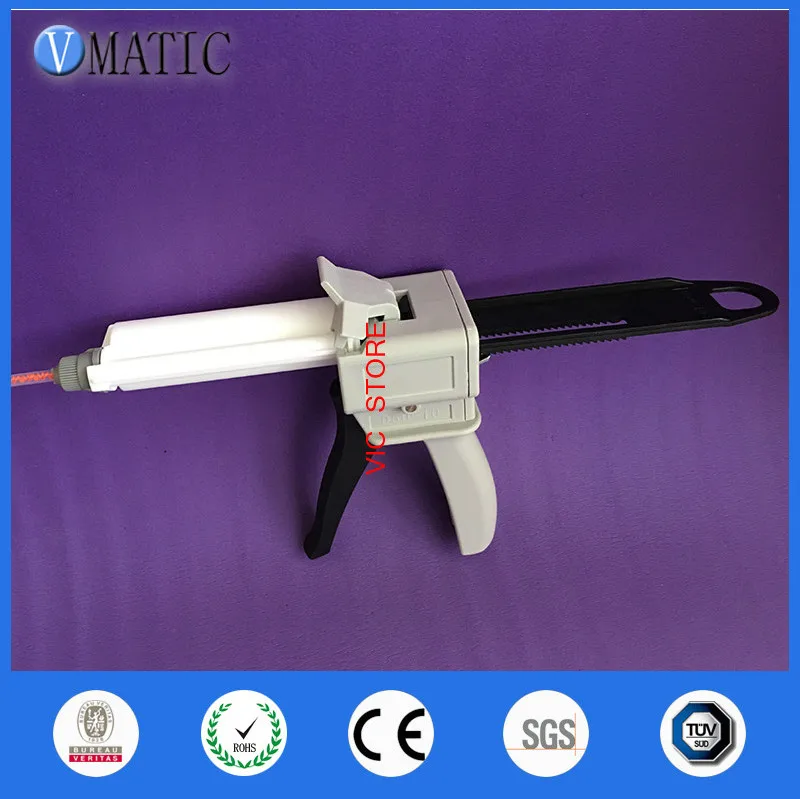 Free Shipping Glue Dispensing 50 Ml / Cc 10:1 Ratio Adhesive Cartridge Caulking Gun