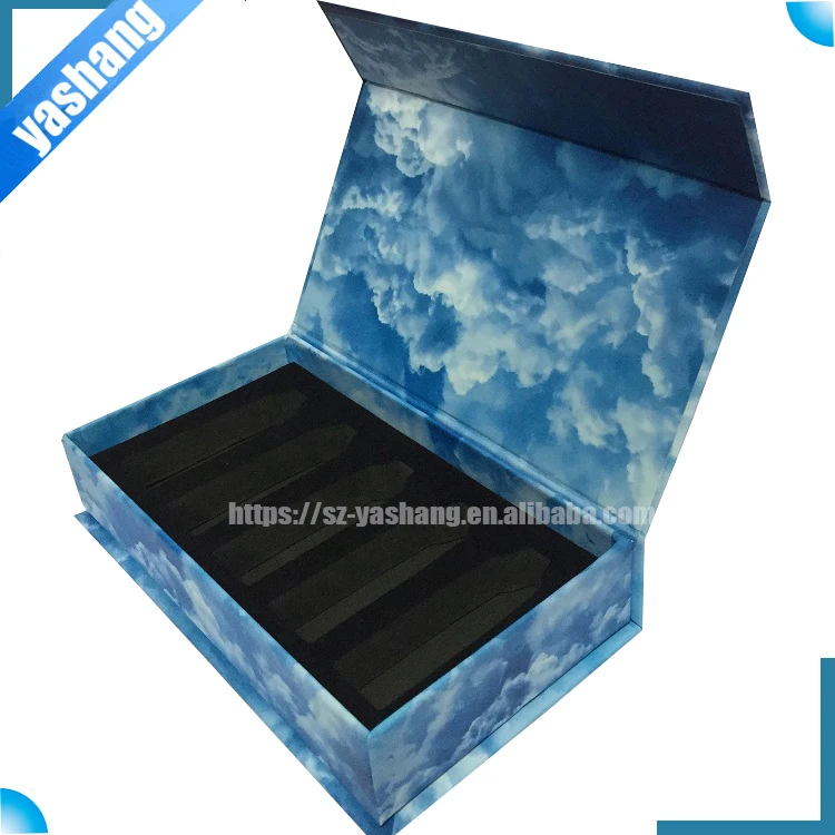 Rose gold rigid gift paper collapsible box jewelry gift boxes with embossing logo customized magnetic closure gift box