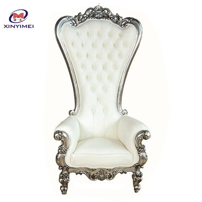 Popular design comfortable white royal wedding sofa bride and groom