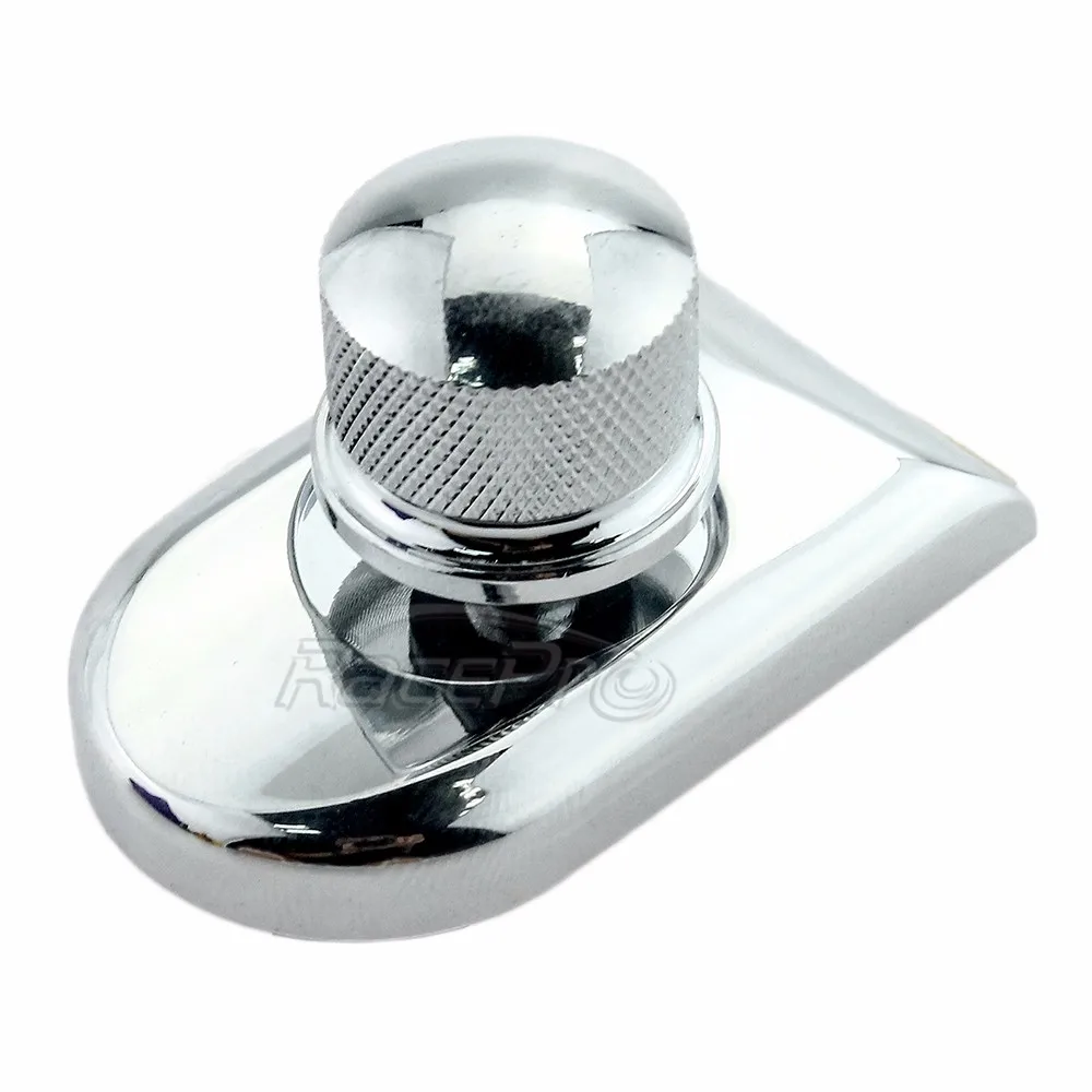 Motorcycle Seat Bolt Tab Screw Mount Knob Cover For Harley Fatboy Road King Softail