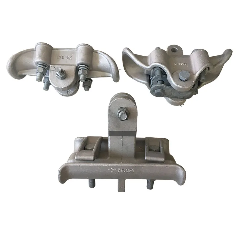 High strength Electric Power Fittings aluminum alloy suspension clamp