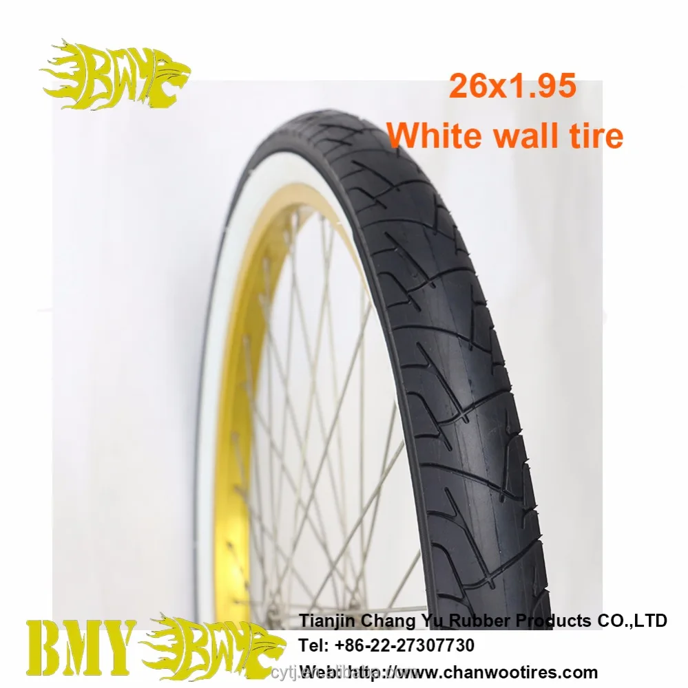 Велосипедная шина BMX 20*1 75 с белой боковой стенкой цветная велосипедная