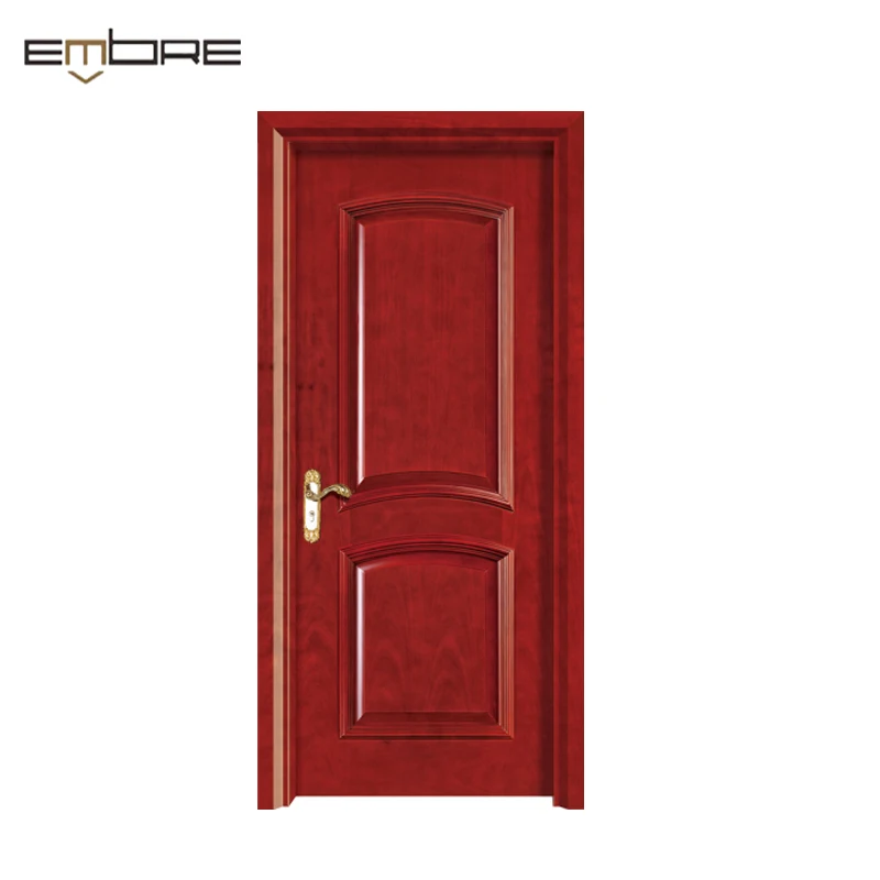 Hot sale wooden front door arabic design wooden door