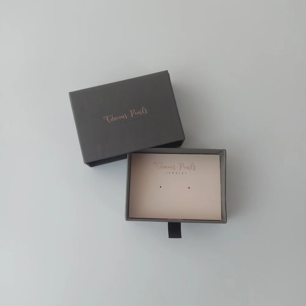 Custom design small and fancy cardboard jewelry gift boxes packaging, customized jewellery box