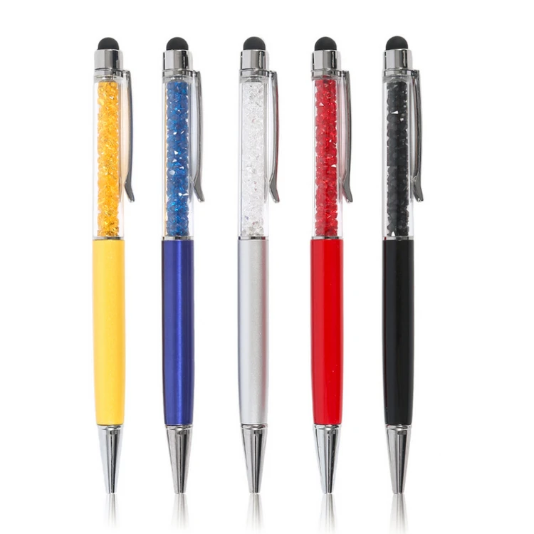 Customized Plastic Ball Pen With Stylus