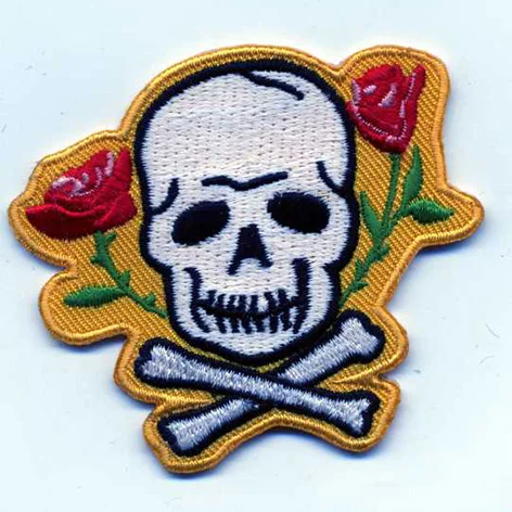 Products Low Cost Production High Quality Embroidery Badges Sew On Full Embroidered Butterfly Patch
