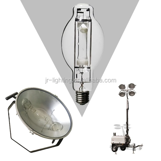 
High power 1000W BT metal halide bulb lamp suitable for mobile light tower lighting 