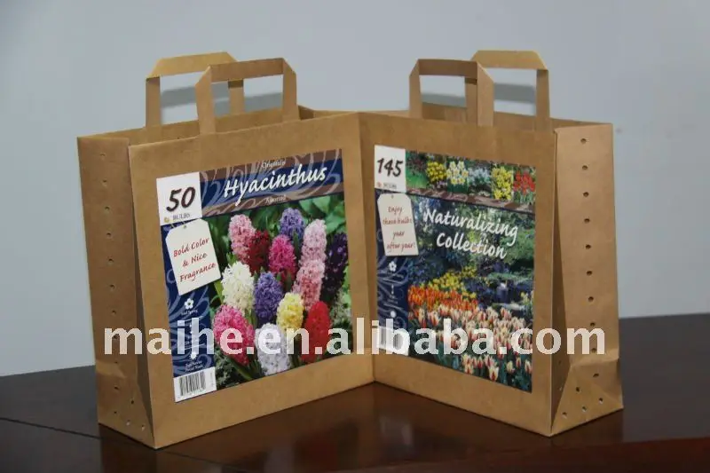 Cheap Stocked Paper Packing Bag