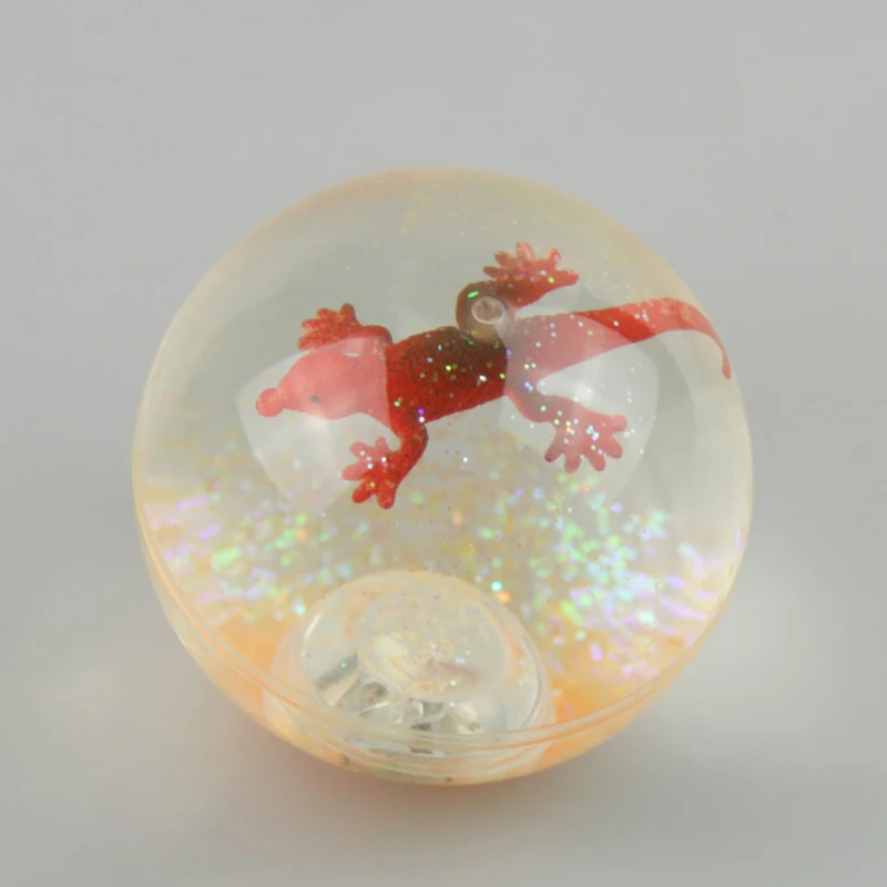 3D animal designs inside LED water ball crystal ball funny toy for kids promotional toys