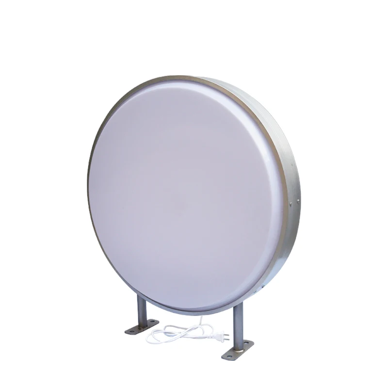 
Square OR Round Shape Aluminum Frame Vacuum Forming Light Box Double Sided Outdoor LED Advertising Sign 