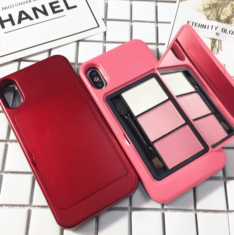 Fashion with Mirror Real Makeup Phone Case Cover for iPhone Models