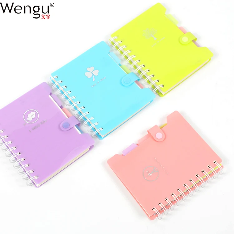 Printing Factory Double Wire Bound Promotional Pretty Fashion Pp Spiral Note Book