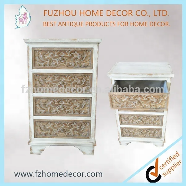 antique wooden carved chests of drawers