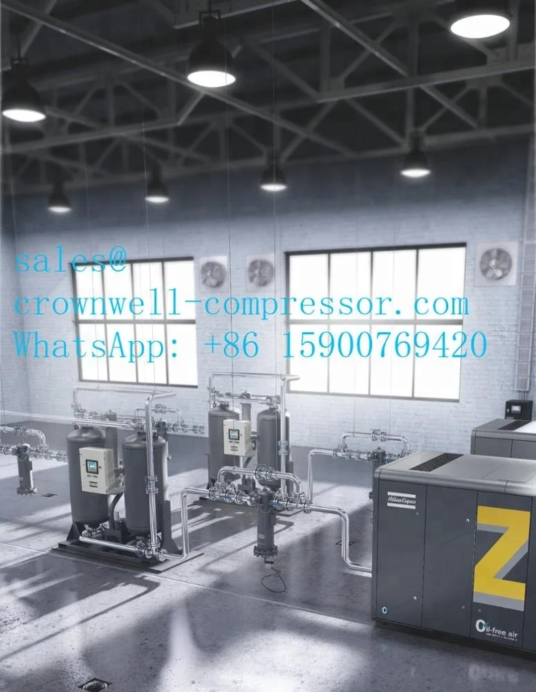 CD360 CD480 CD630 Atlas Copco Heatless desiccant dryers CD series 763-1336 CFM ,360-630 l/s