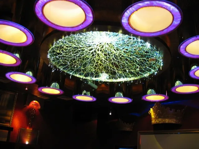 Wholesale Sky Starry Effect Fiber Optic Ceiling Light RGB Remote Control Plastic POF 0.75mm 1.5mm Lobby Hall Roof