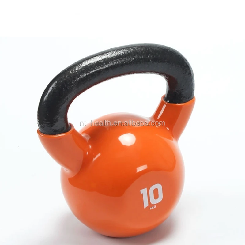 Competition painted vinyl kettlebell set