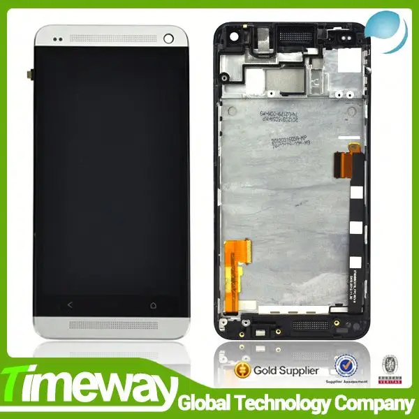 китай оптовая жк-дисплей для htc один m7 801e( рама)
