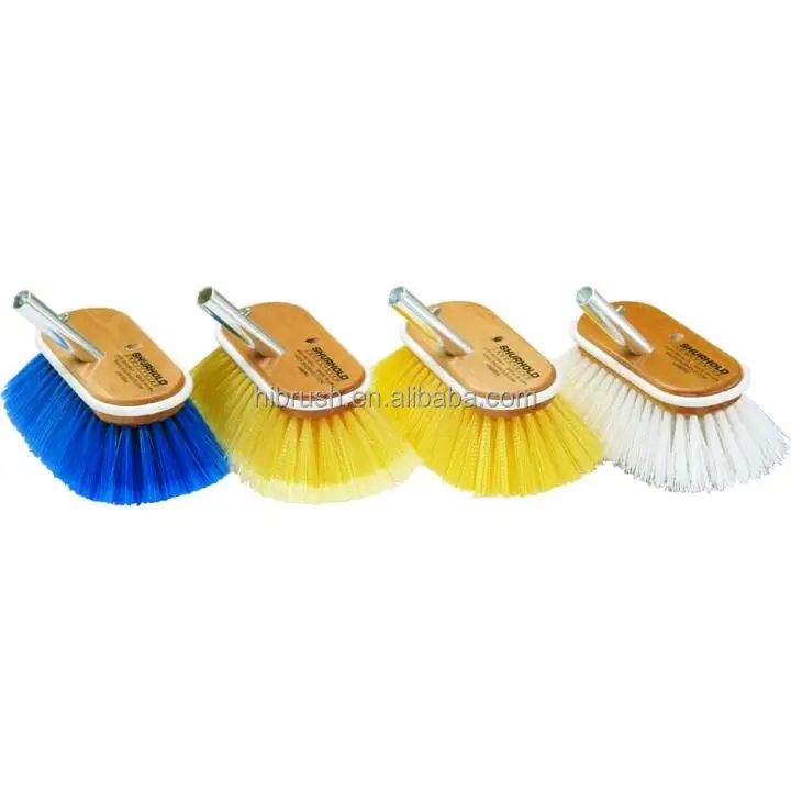 10 дюймов морская щетка с ручкой деревянная щетка для чистки