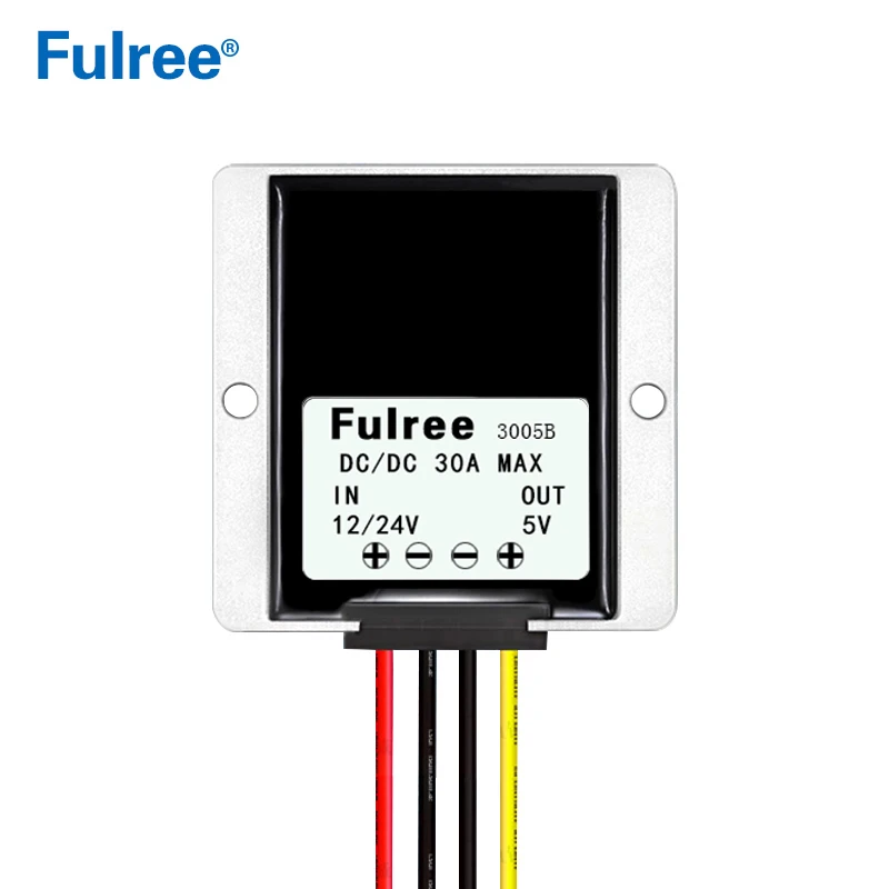 DC 12V 24V to DC 3.3V 3.7V 4.2V 5V 6V 7.5V 9V 10A 20A 30A Step Down Voltage Buck Power Converter Regulator 12 24 Volt to 5 6 9 V