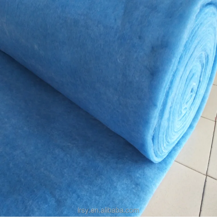 Eco-friendly polyester filter pad dust filtering premium padding and deodorant effect coarse filter cotton