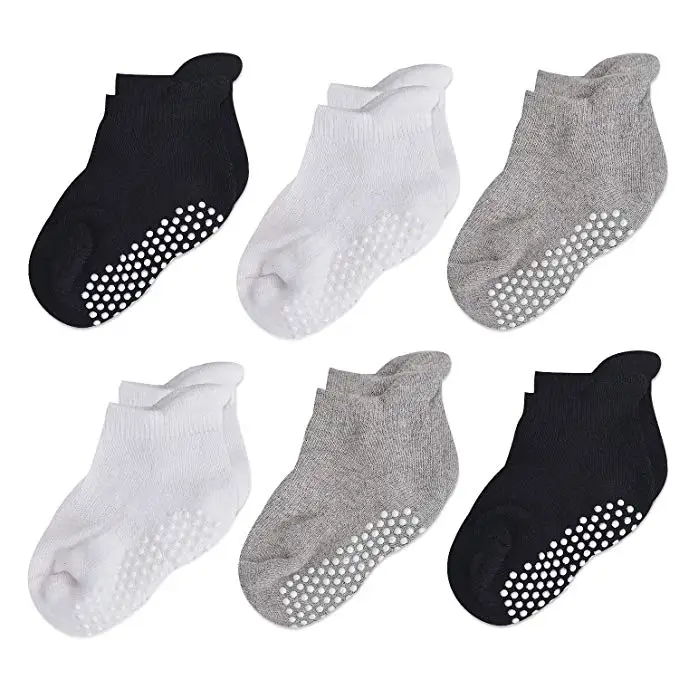 Унисекс для новорожденных детей ясельного возраста милые Non-ручка с защитой от скольжения детские носки